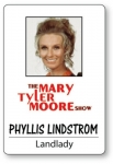 Phyllis Lindstrom Mary Tyler Moore Show badge 